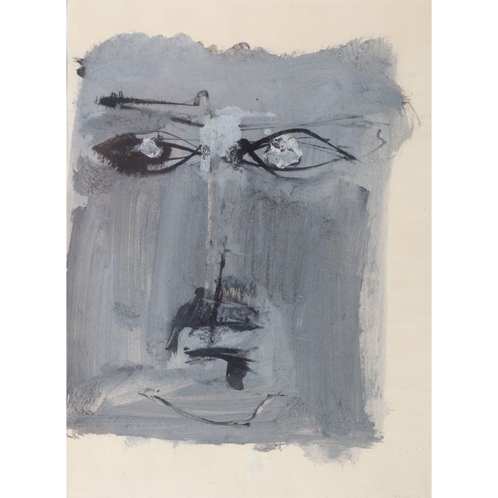 Roman Opałka | Twarz, 1957