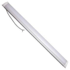 LED Batten Ceiling Light Natural White 36Watt Low Profile Wide Tube - bend