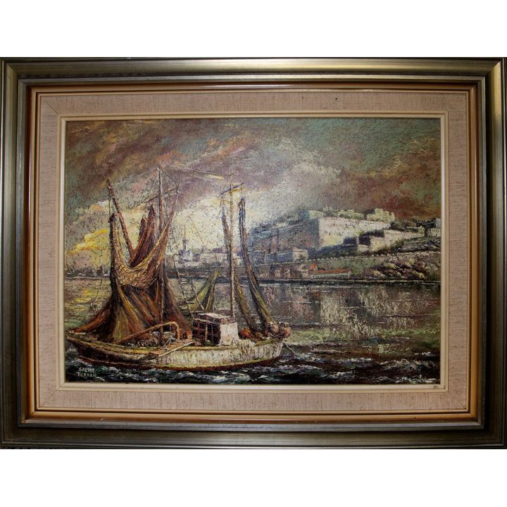 Salme Tiernan (1917-1989), 'Mediterranean Scene (Valetta)',