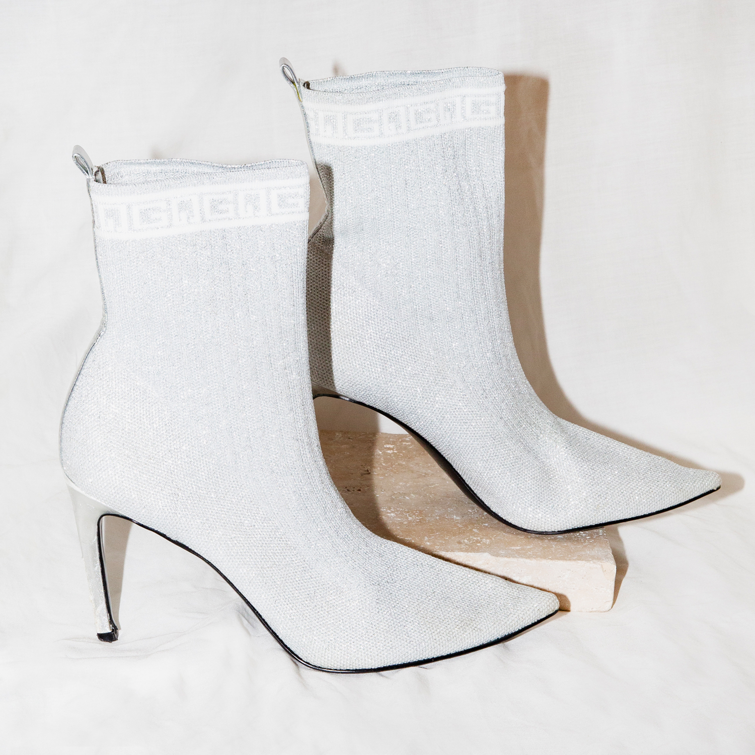 Guess "Dallyce" Grey Sock Booties Size 10M