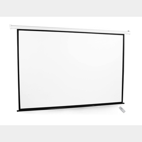 100 inch Electronic Motorized Projector Screen With Remote Control 4:3 | CONTROL PANEL COVER MISSING DENTED