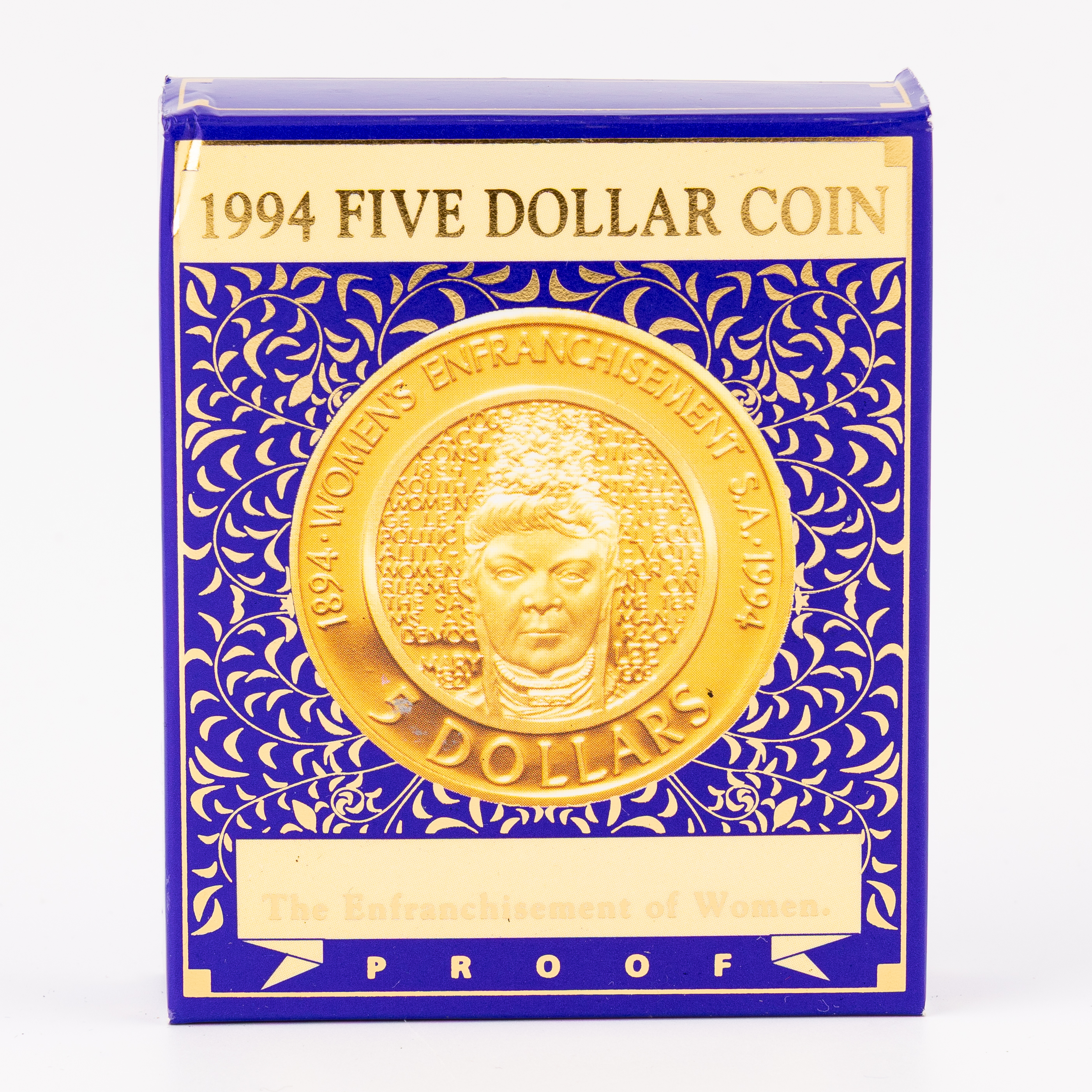 Elizabeth II, RAM - The Enfranchisement of Women, Five Dollars, 1994, FDC