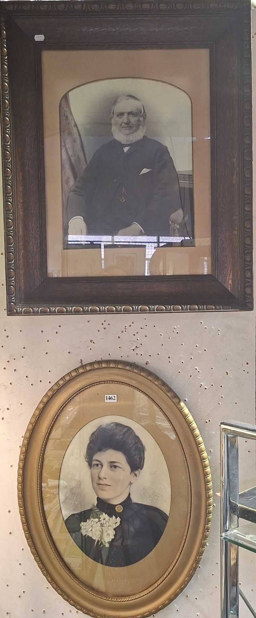 TWO ANTIQUE PHOTOGRAPHS