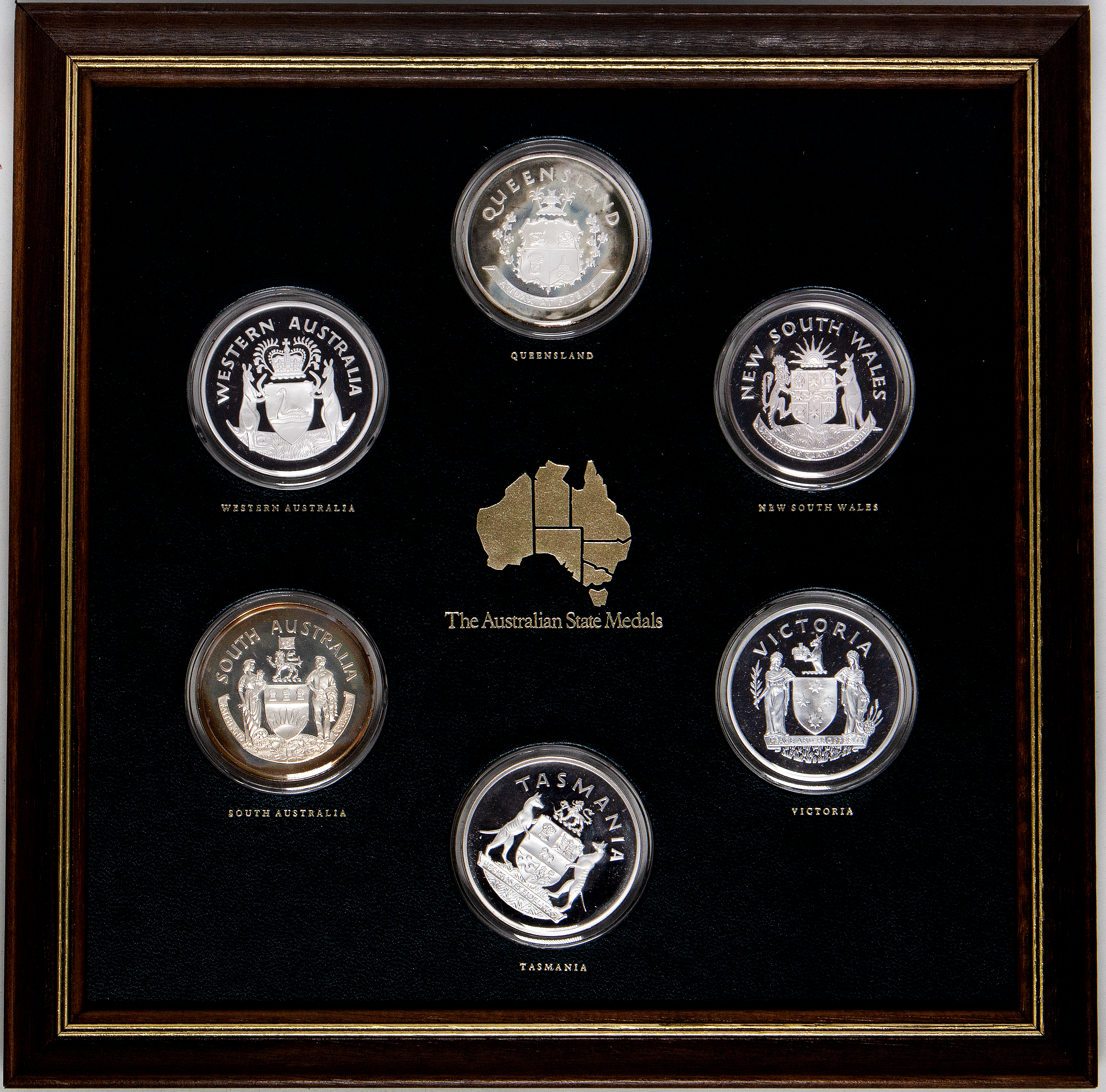 The Australian State Medals, Medallions, 1976, aFDC