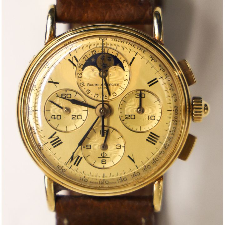 Baume & Mercier 18k Moon Phase Chronograph