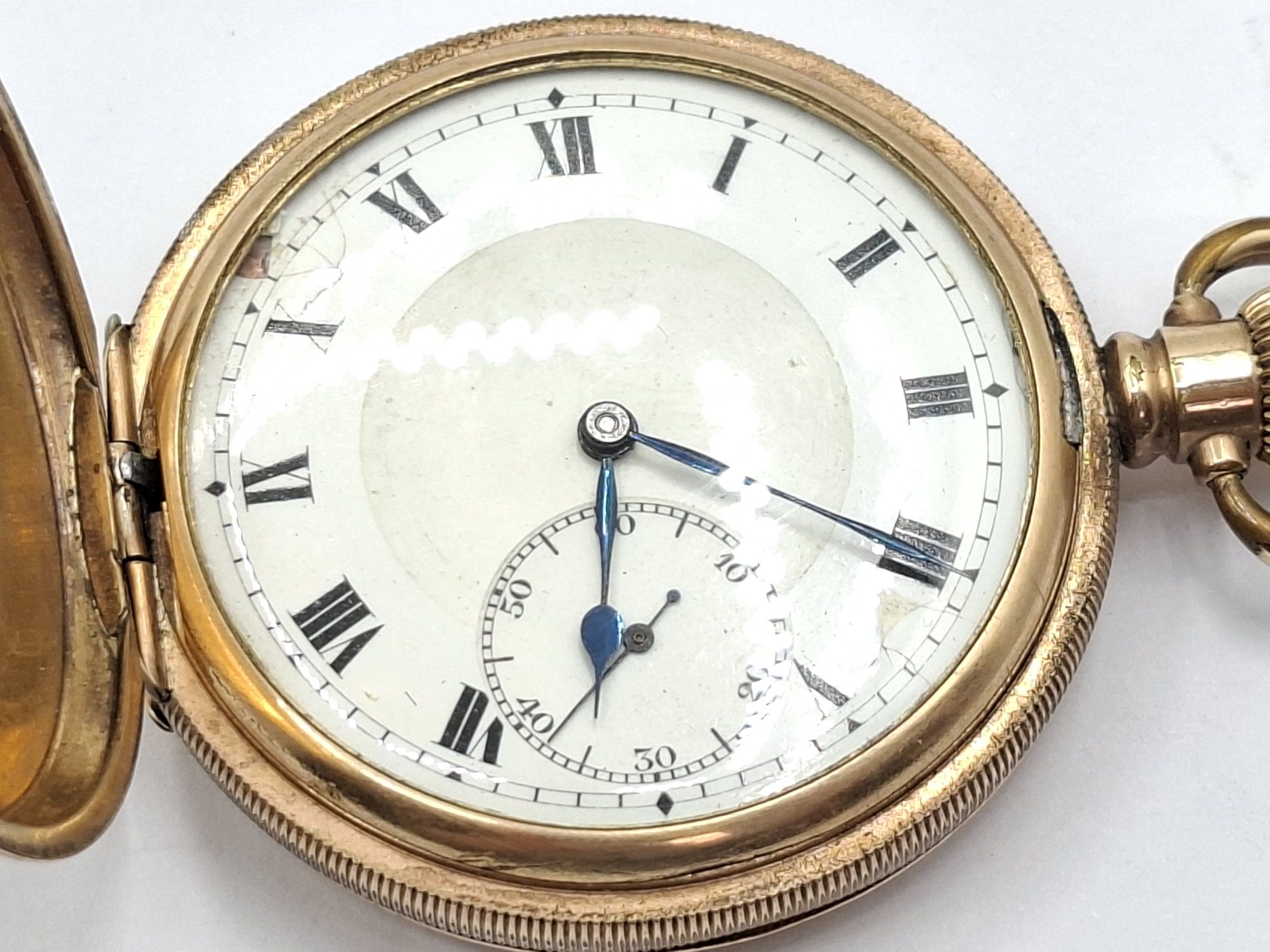 EDWARDIAN FULL HUNTER POCKET WATCH
