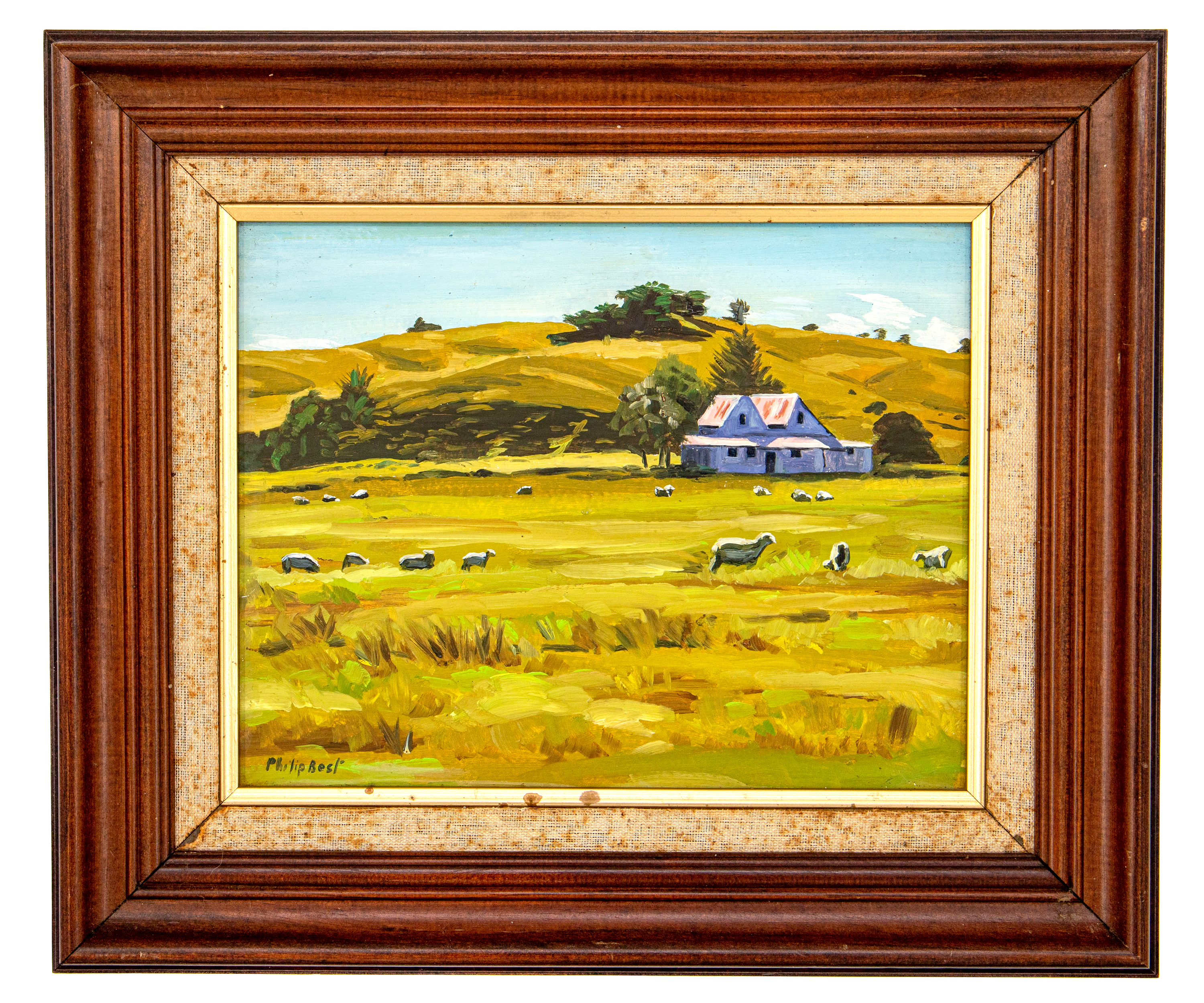 488 · Philip Best & Billie De Horne, Pair of Farmyard Landscapes, 20th Century