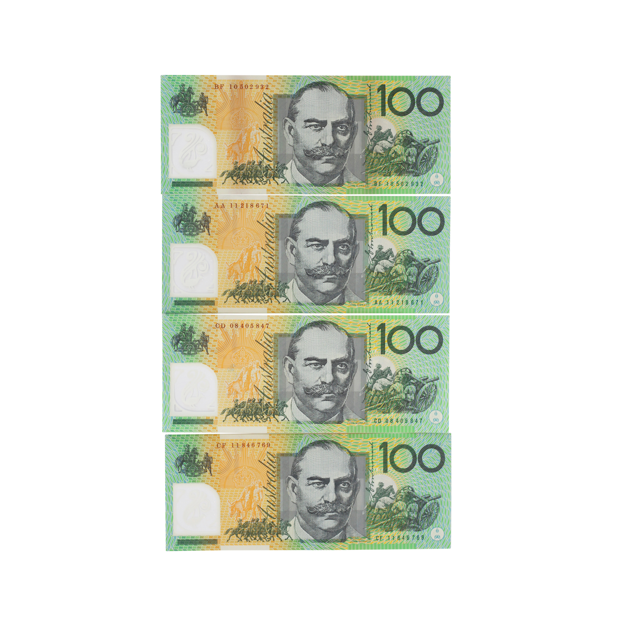 2293. · One Hundred Dollars, 2011, UNC