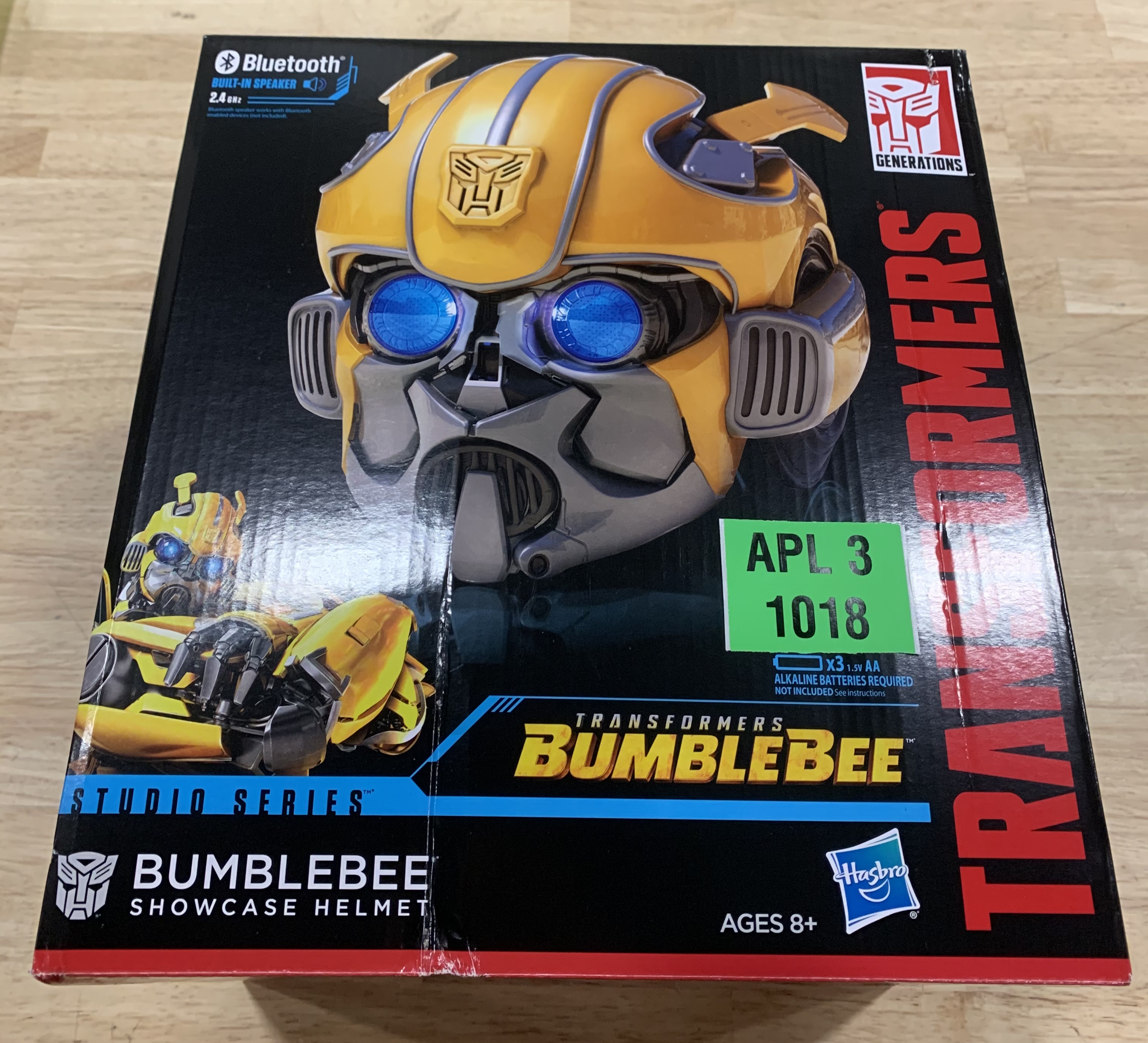 Transformers Studio Series Bumblebee Movie Showcase Helmet Hasbro Bluetooth NEW 