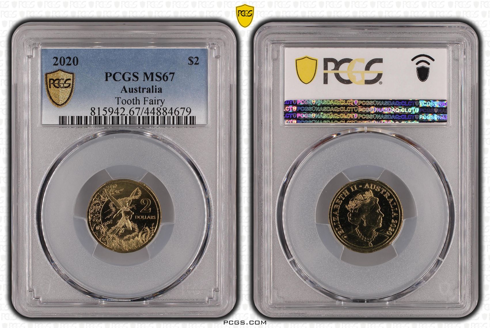 Tooth Fairy, Two Dollar, 2020, PCGS MS67