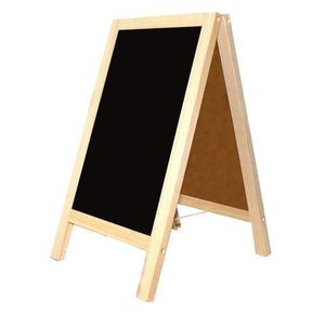 Blackboard Wooden Frame Black Brown Tripod Stand |TRIPOD BROKEN