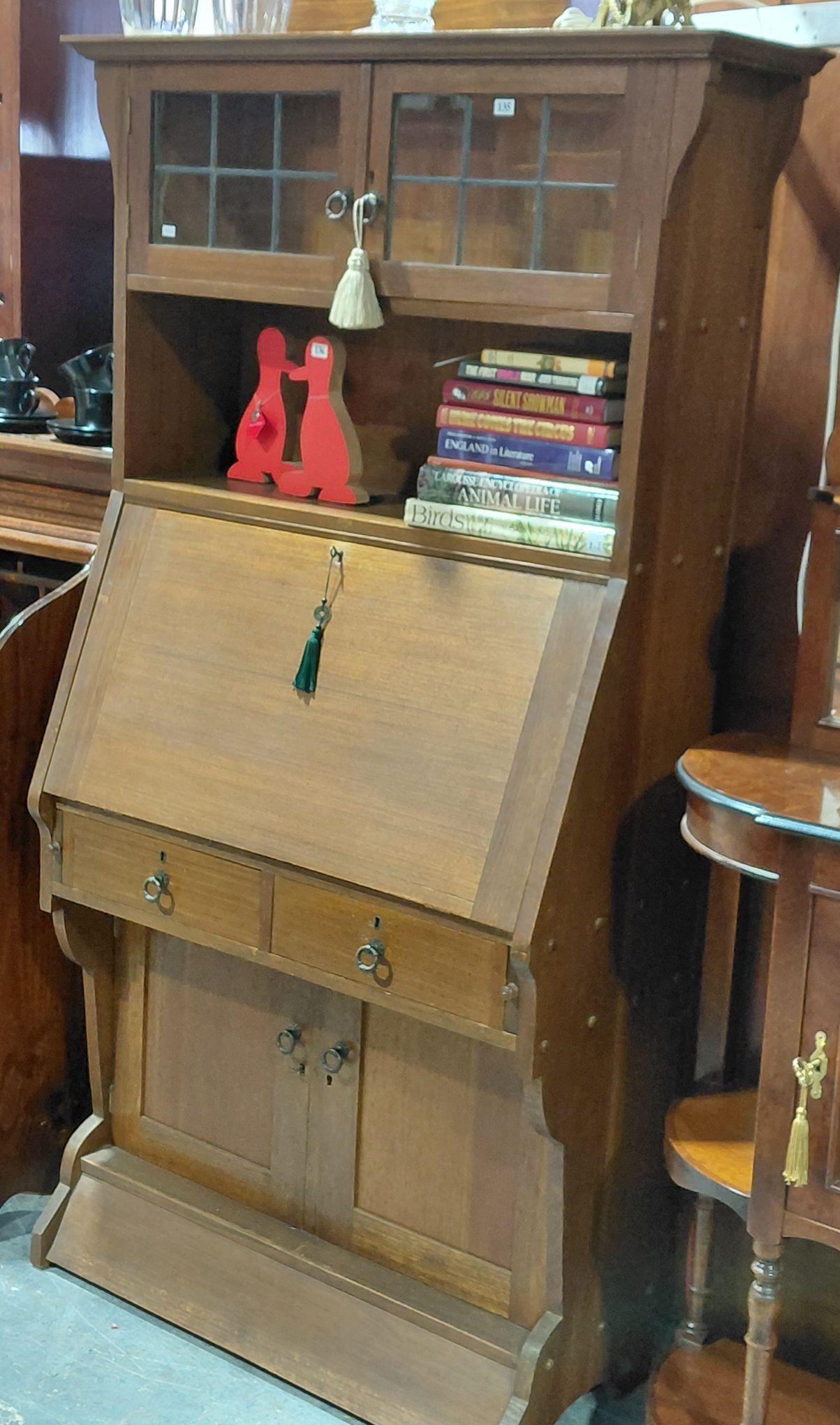 135 · ARTS AND CRAFTS BUREAU BOOKCASE