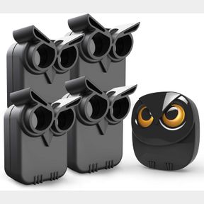 ALARM SYSTEM- 4SENSORS AND 1RECEIVER- 1/2 MILE LONG RANGE WIRELESS DRIVEWAY ALARM OUTDOOR WEATHER RESISTANT MOTION SENSOR&DETECTOR