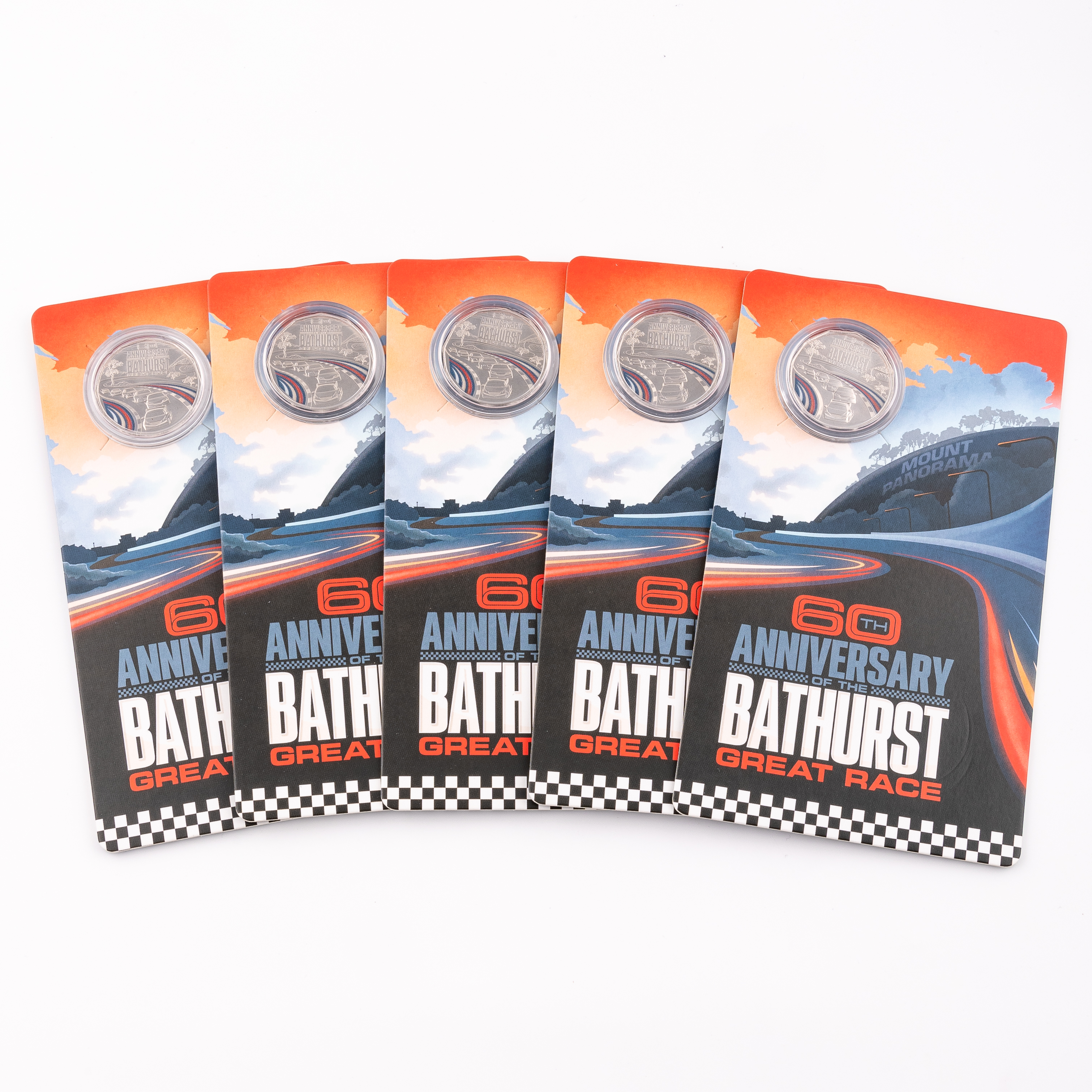 Elizabeth II, 60th Anniversary - Bathurst Great Race, Fifty Cents, 2023, UNC