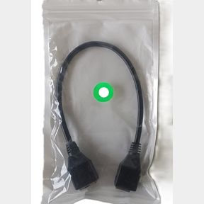 KT SA Wire Extension Data Transfer Female to Female Cable Blue 30cm - (not tested)