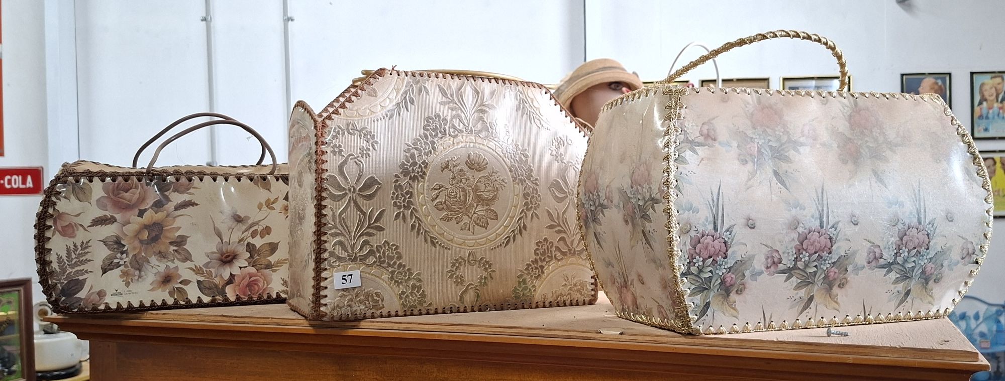 57 · VINTAGE SEWING EQUIPMENT BAGS