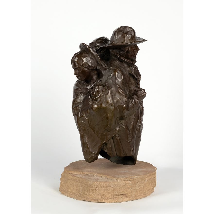 Glenna Goodacre (1939-2020): Three Figures, 1989