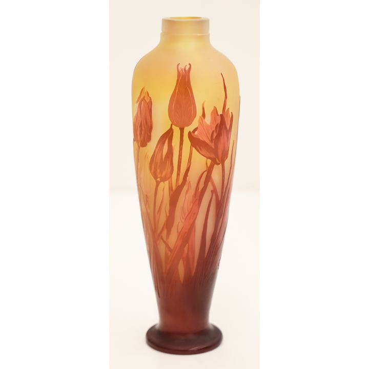 Galle French Cameo Glass Tulip Vase