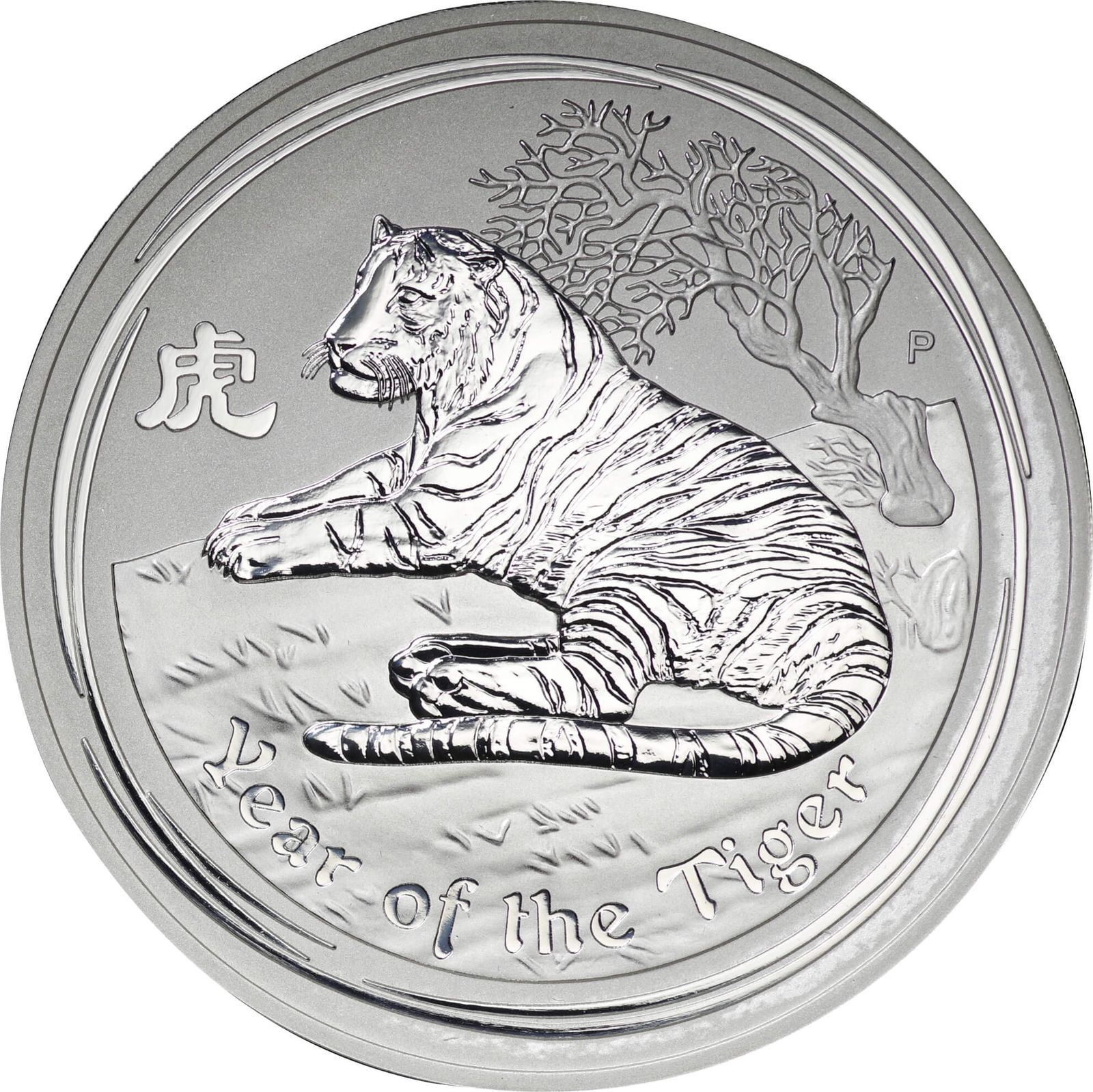 2010年オーストラリア虎 コイン銀貨1オンス 純銀 - メルカリ