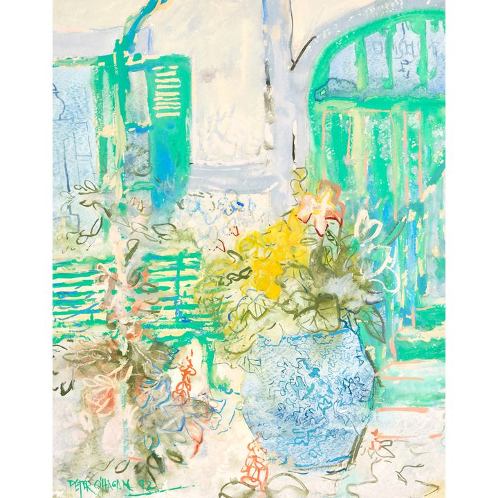 Peter O’Hagan 'Chinese Jardinières in the Gardens of Giverny'