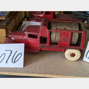 NEW PHOTOS: Cast iron Jaeger Mixer toy truck, Kenton Ohio,