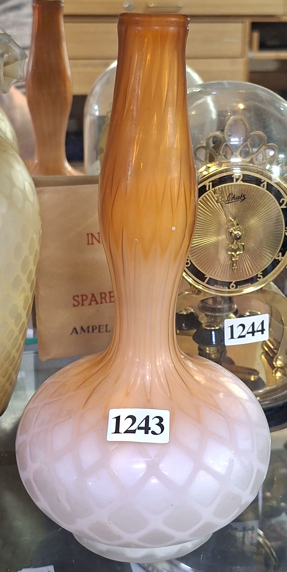 Satin Glass Vase
