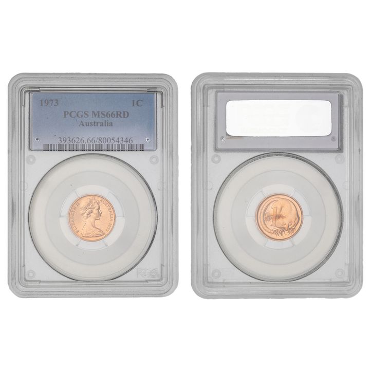 Elizabeth II, One Cent, 1973, PCGS MS66RD
