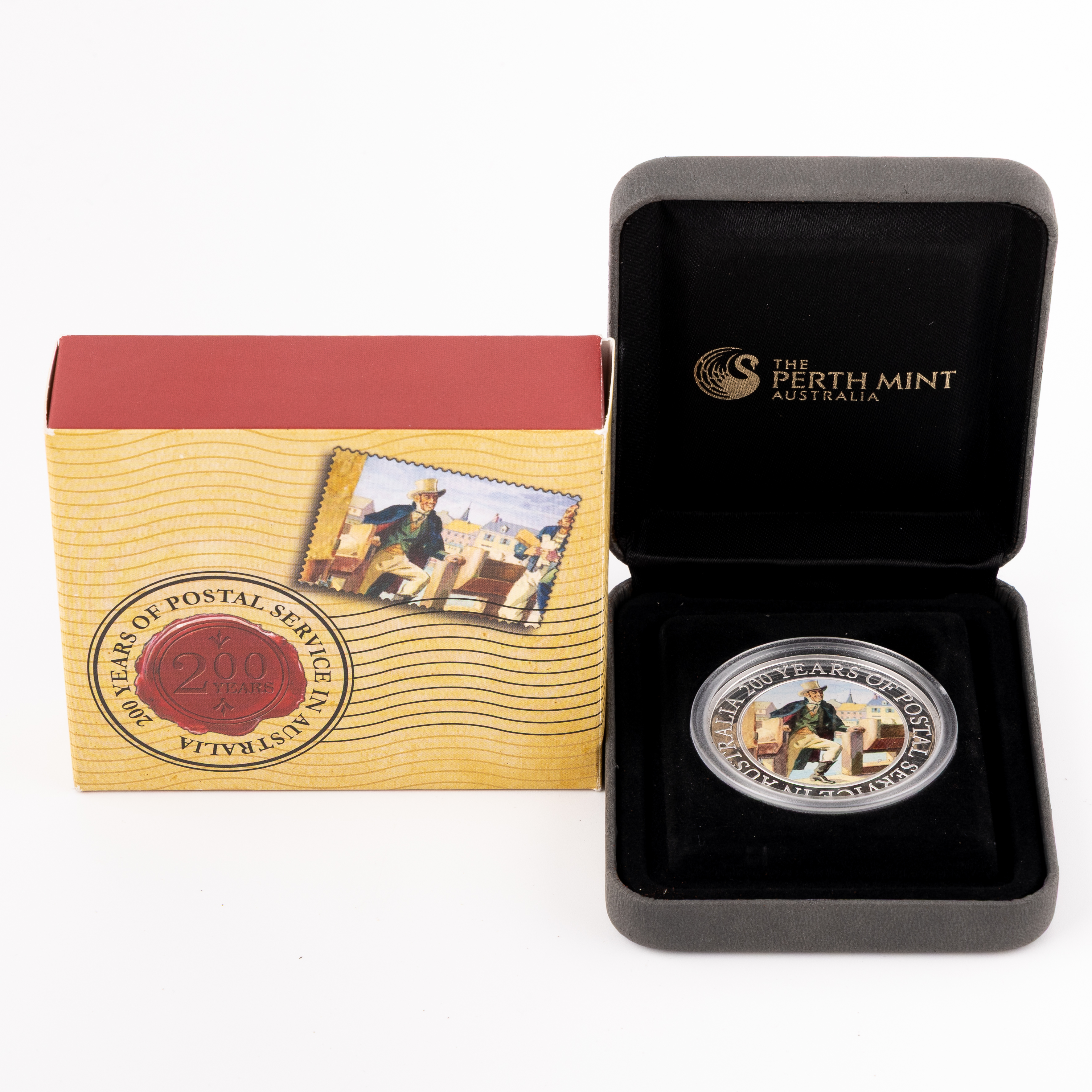 Elizabeth II, Perth Mint - 200 Yrs of Postal Service Australia, One Dollar, 2009, FDC