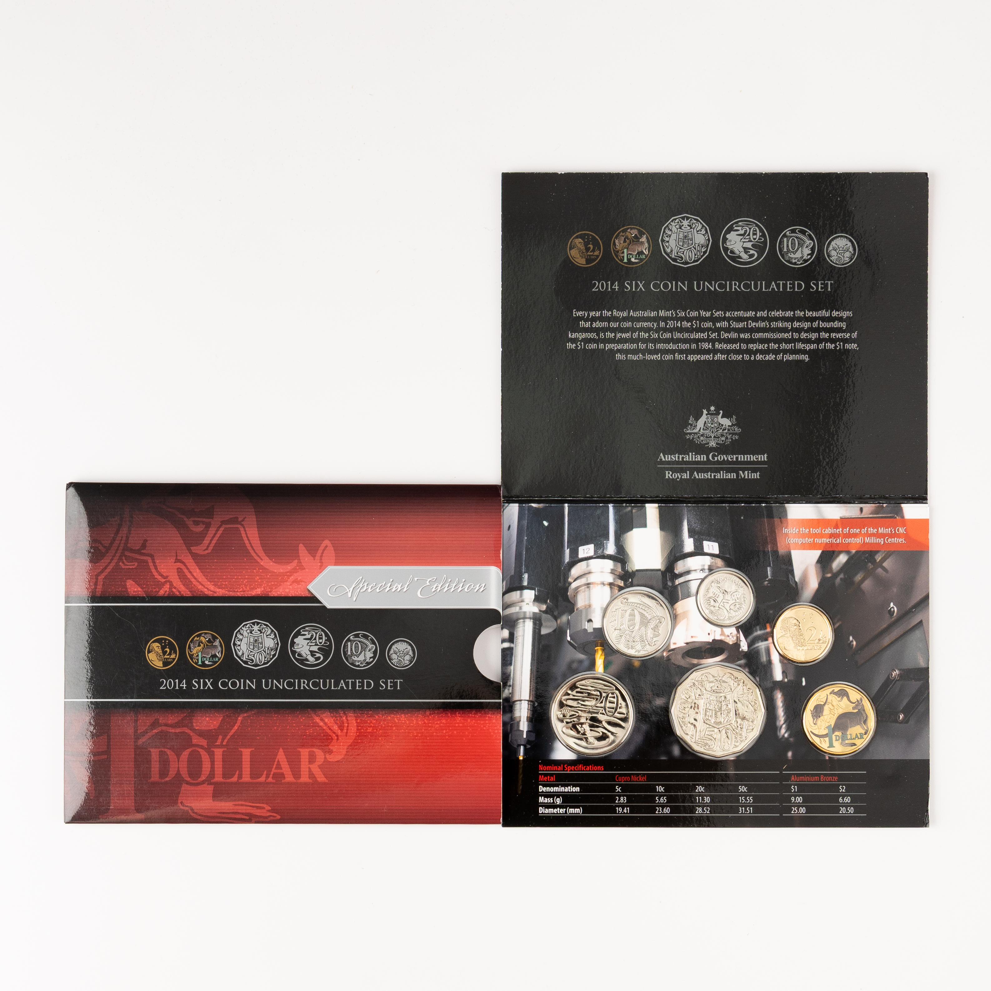 2 · Special Edition, Five Cents - Two Dollars, 2014, UNC