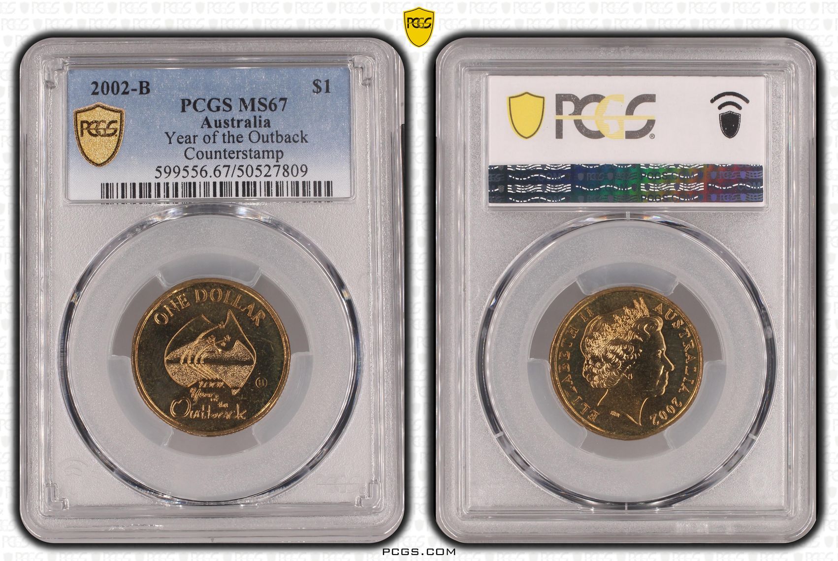 Year of the Outback, One Dollar, 2002-B, PCGS MS67