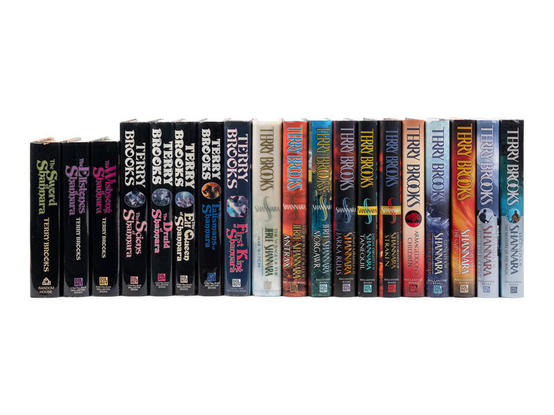 BROOKS, Terry. A group of 19 FIRST EDITIONS from the Shannara Series, MANY SIGNED. 