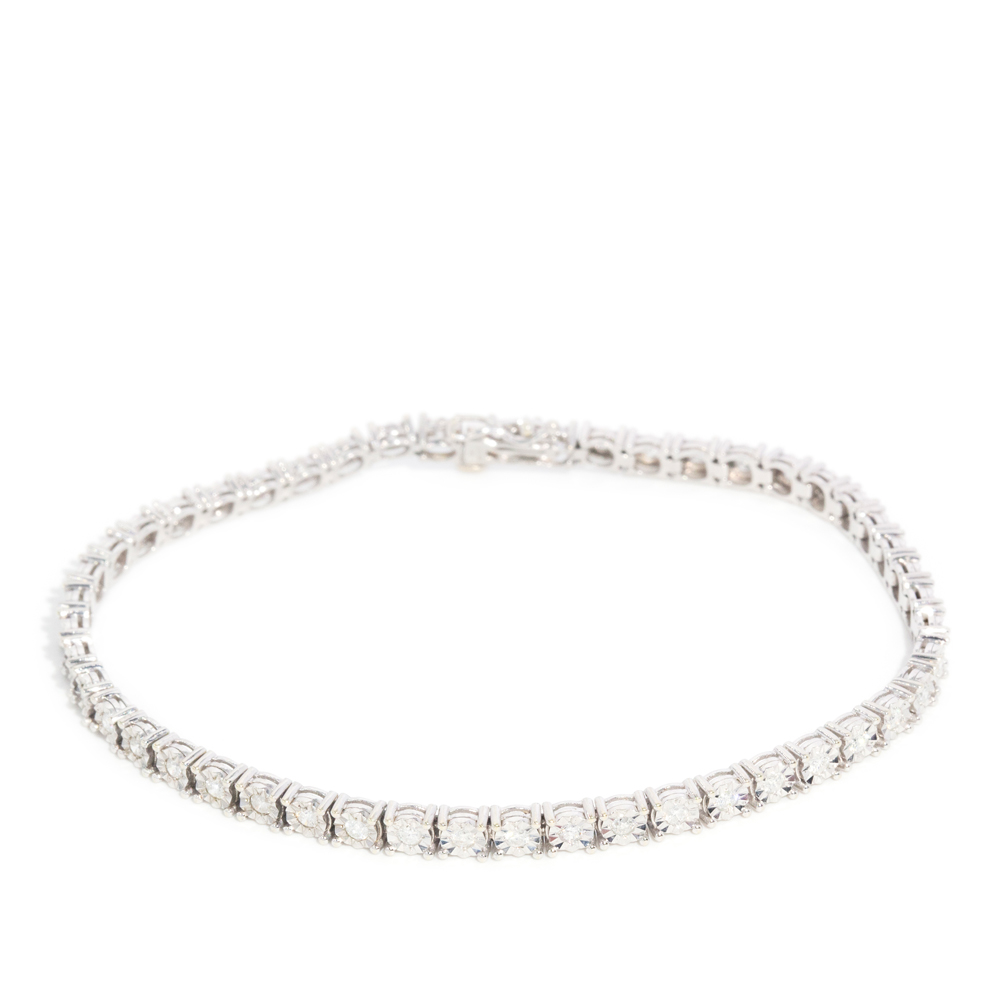 164 · 1.00 Carat Diamond Tennis Bracelet in 9ct Gold