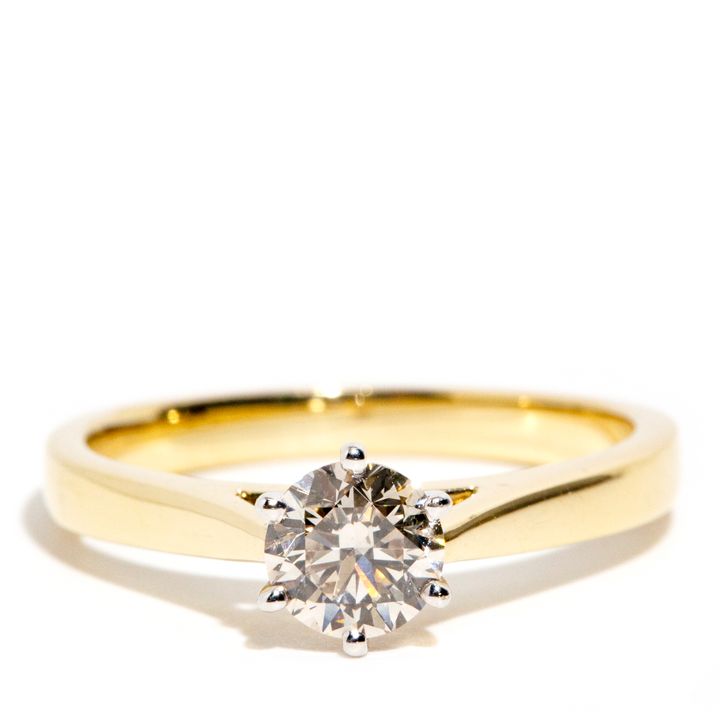 0.70 Carat Round Diamond Solitaire Ring