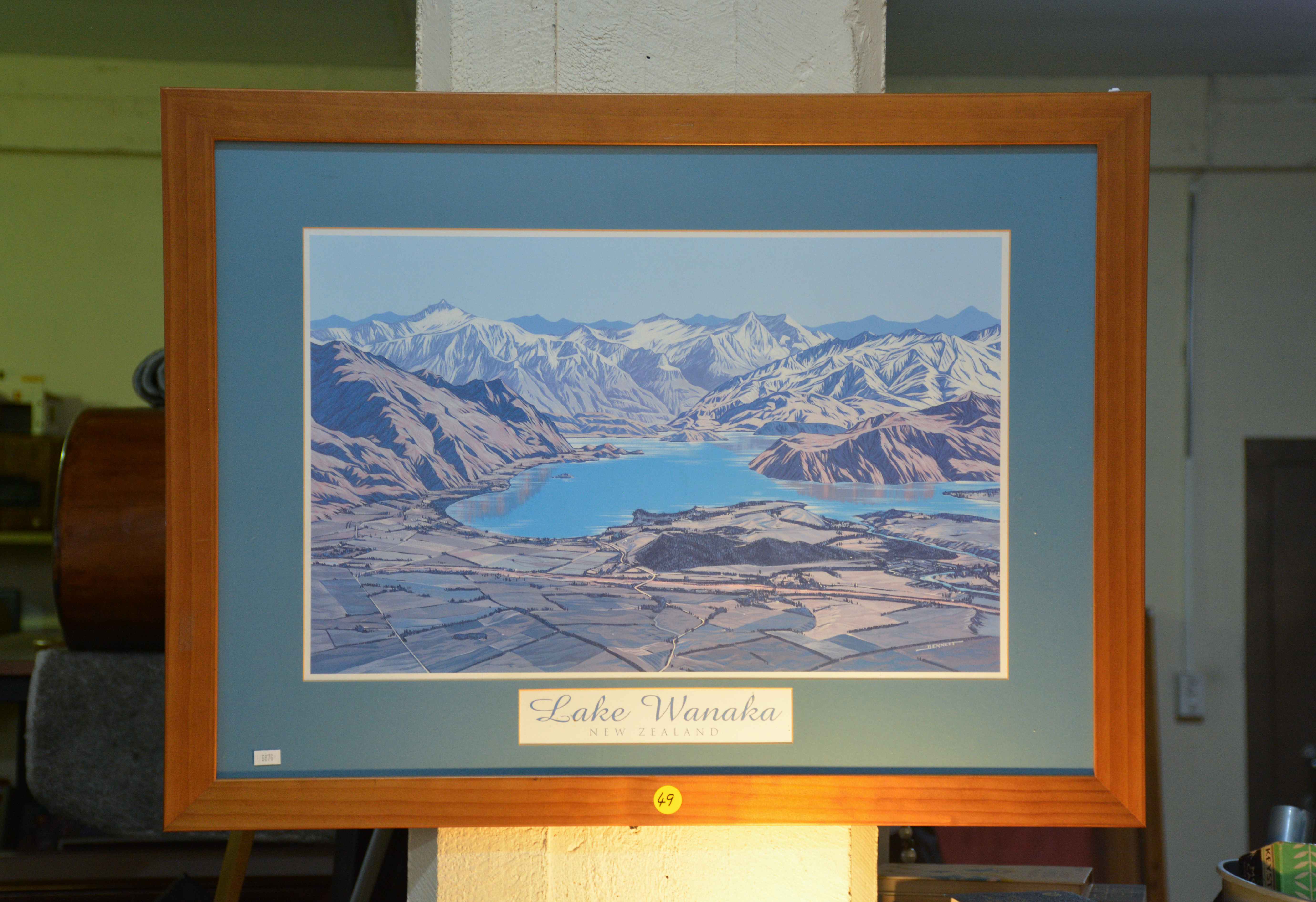 Large Framed Print - Lake Wanaka — NZ auction result