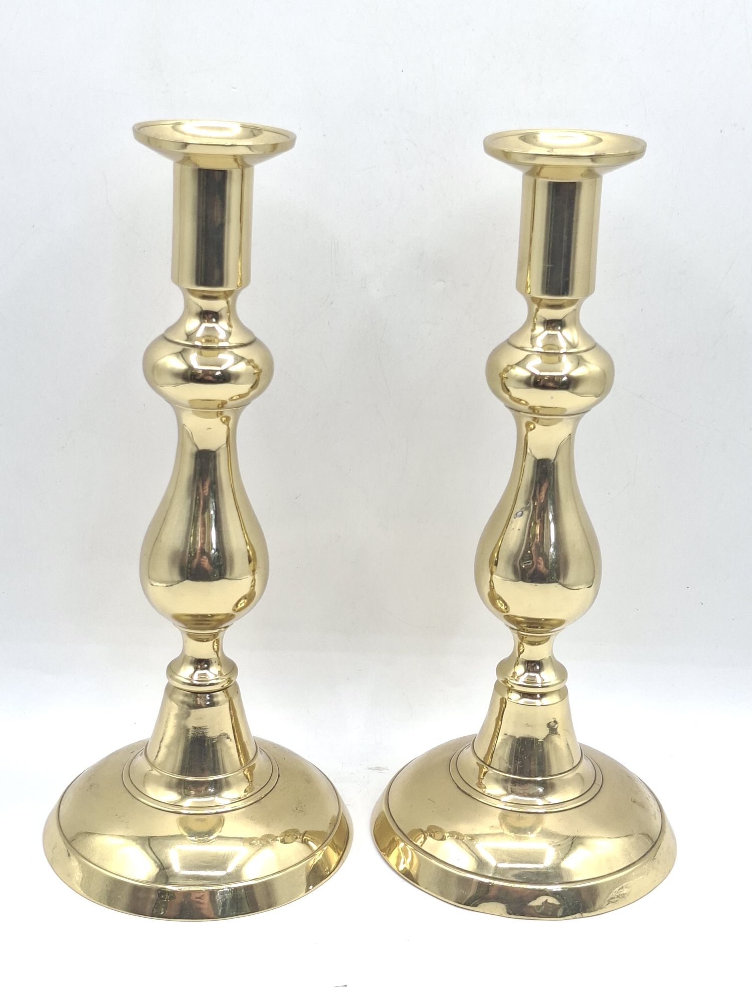 Pair Of Brass Candlesticks