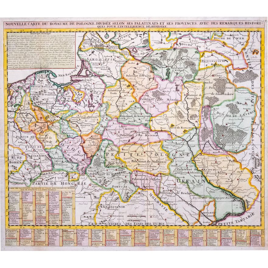 Henri Abraham Châtelain 
Châtelain | Nouvelle carte du Royaume de Pologne…