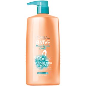L'OREAL PARIS ELVIVE DREAM LENGTHS CURLS MOISTURE PUSH SHAMPOO, PARABEN-FREE WITH HYALURONIC ACID AND CASTOR OIL. BEST FOR WAVY HA
