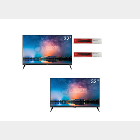ITEL - 32 FRAMELESS LED HD TV (BUNDLE OF 2) - A3250 WITH WALL MOUNT - 2 X ITEL 32 LED TV WALL MOUNT