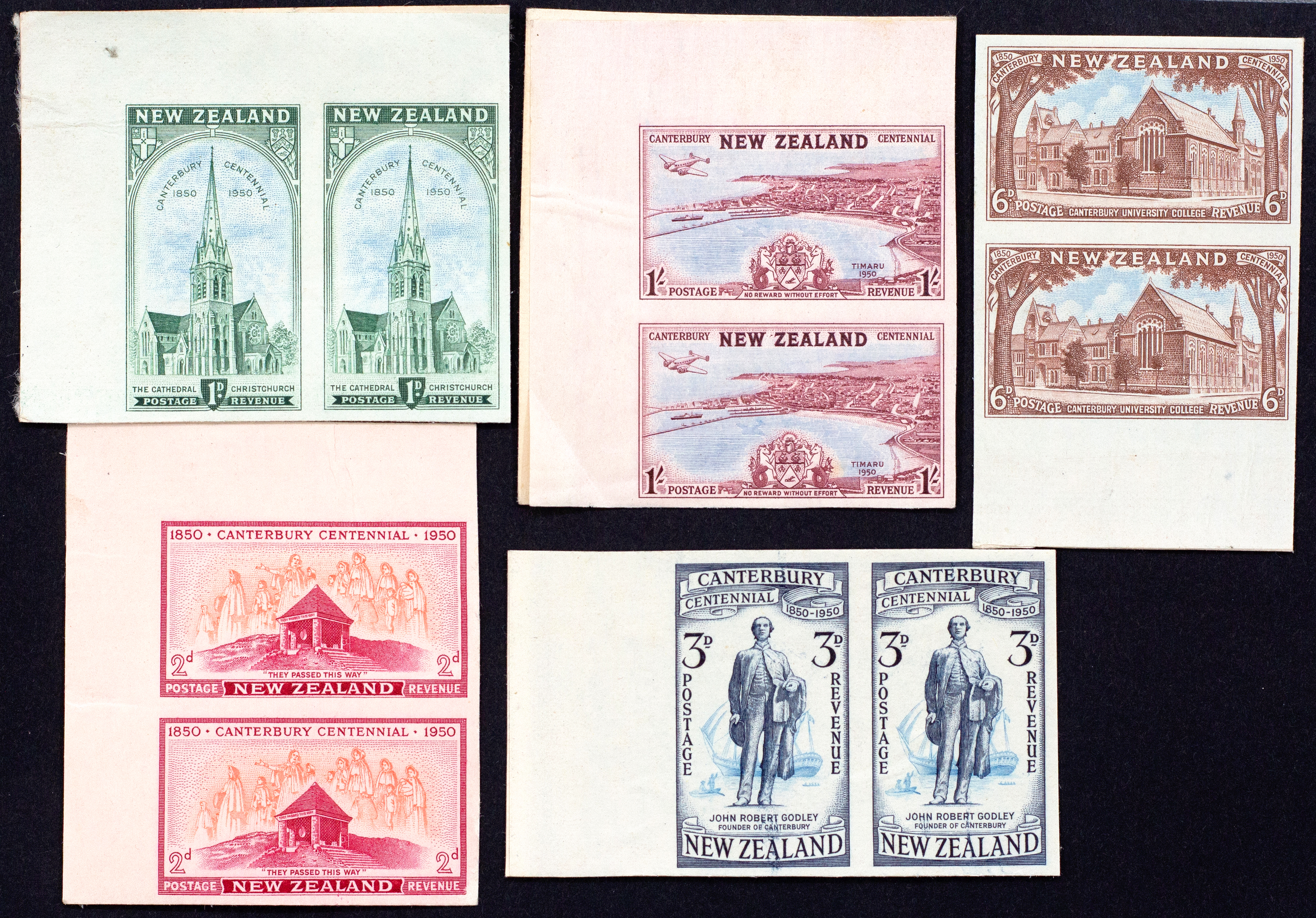 New Zealand, Proof Pairs, 1950, Good