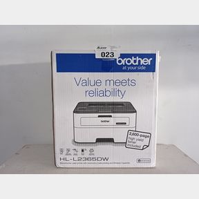 BROTHER HL-L2365DW SINGLE FUNCTION BLACK AND WHITE LASER PRINTER WITH WIFI - HLL2365DW