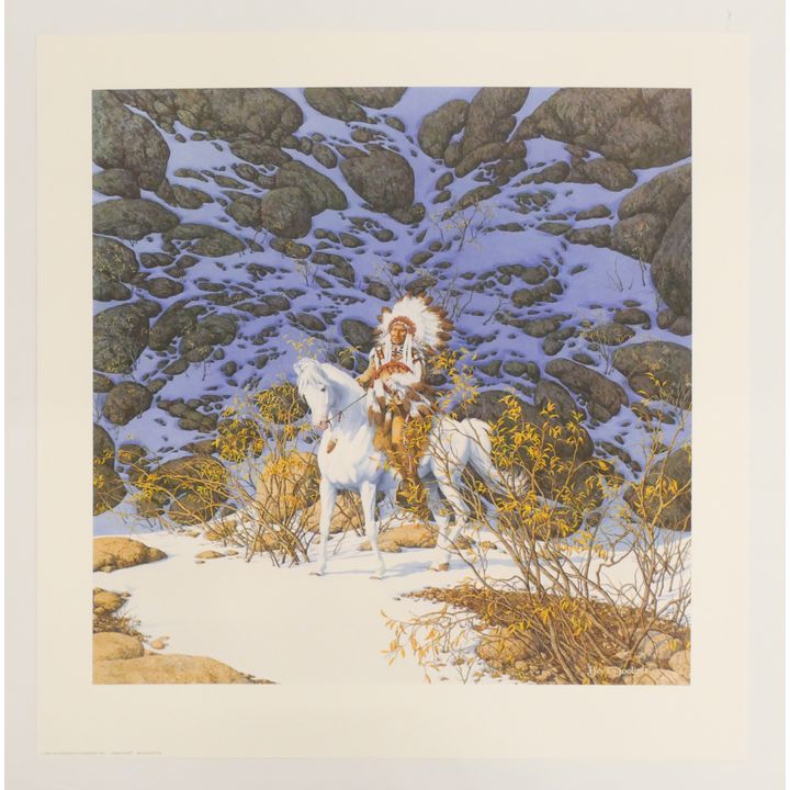 Bev Doolittle ''Eagle Heart'' Limited Edition S/N Lithograph.