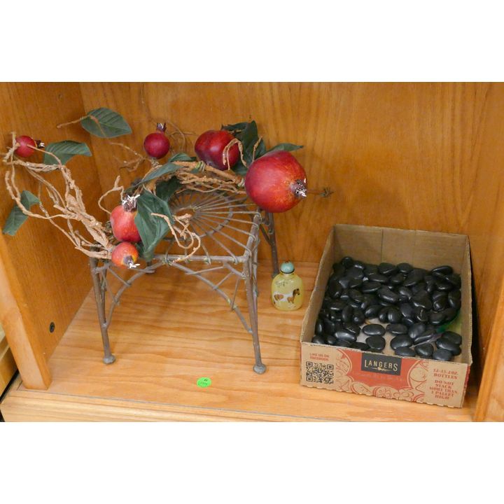 Shelf Asian Decor and Snuff Bottle