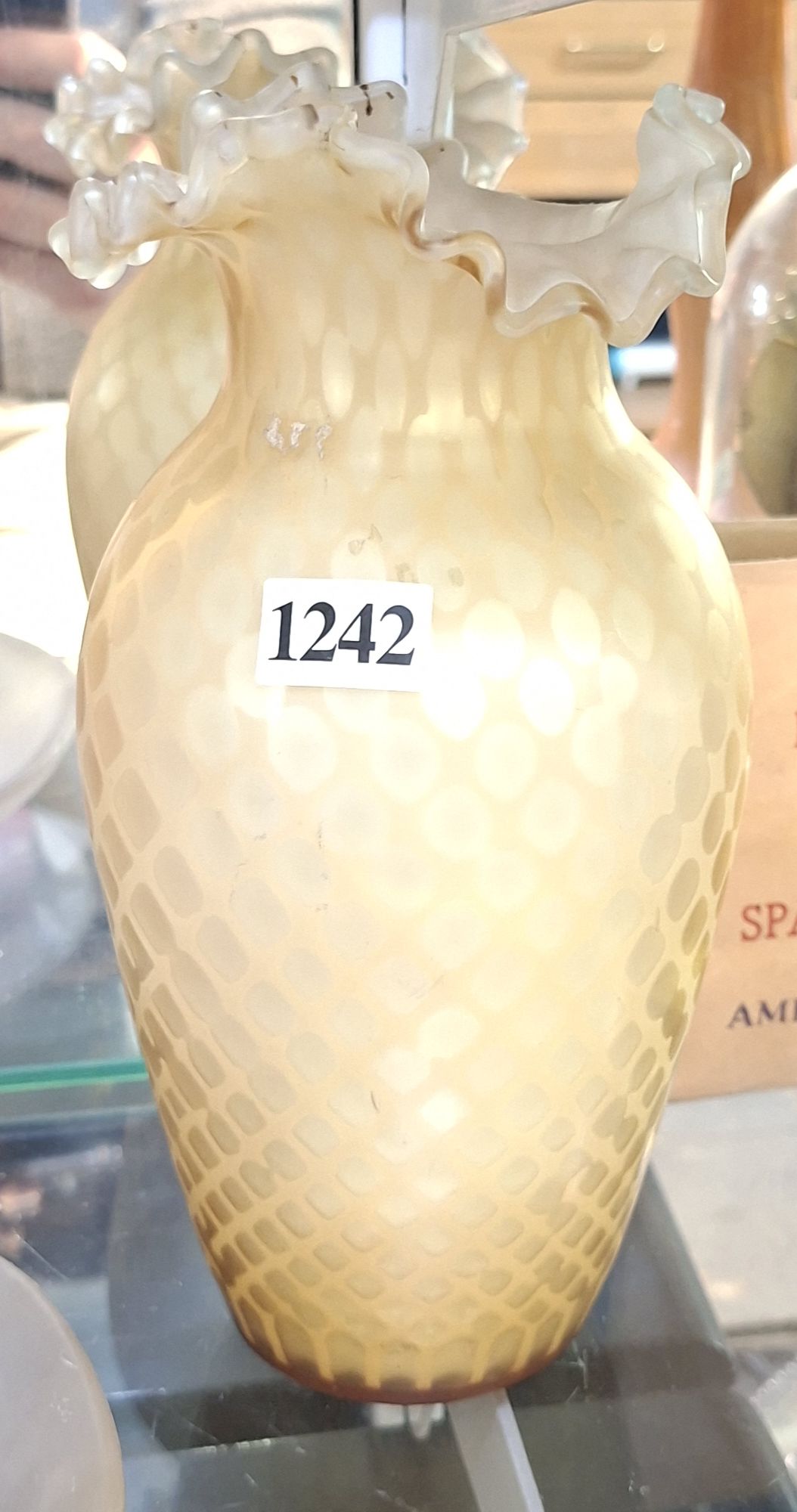 Satin Glass Vase