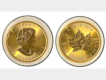 2018 CANADIAN 1/2oz GOLD $20 MAPLE LEAF COIN