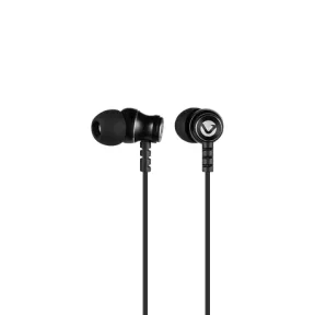 Volkano Prism Series Type C Earphones Black Black Volkano Prism Wired Earphones | CABLE DAMAGED