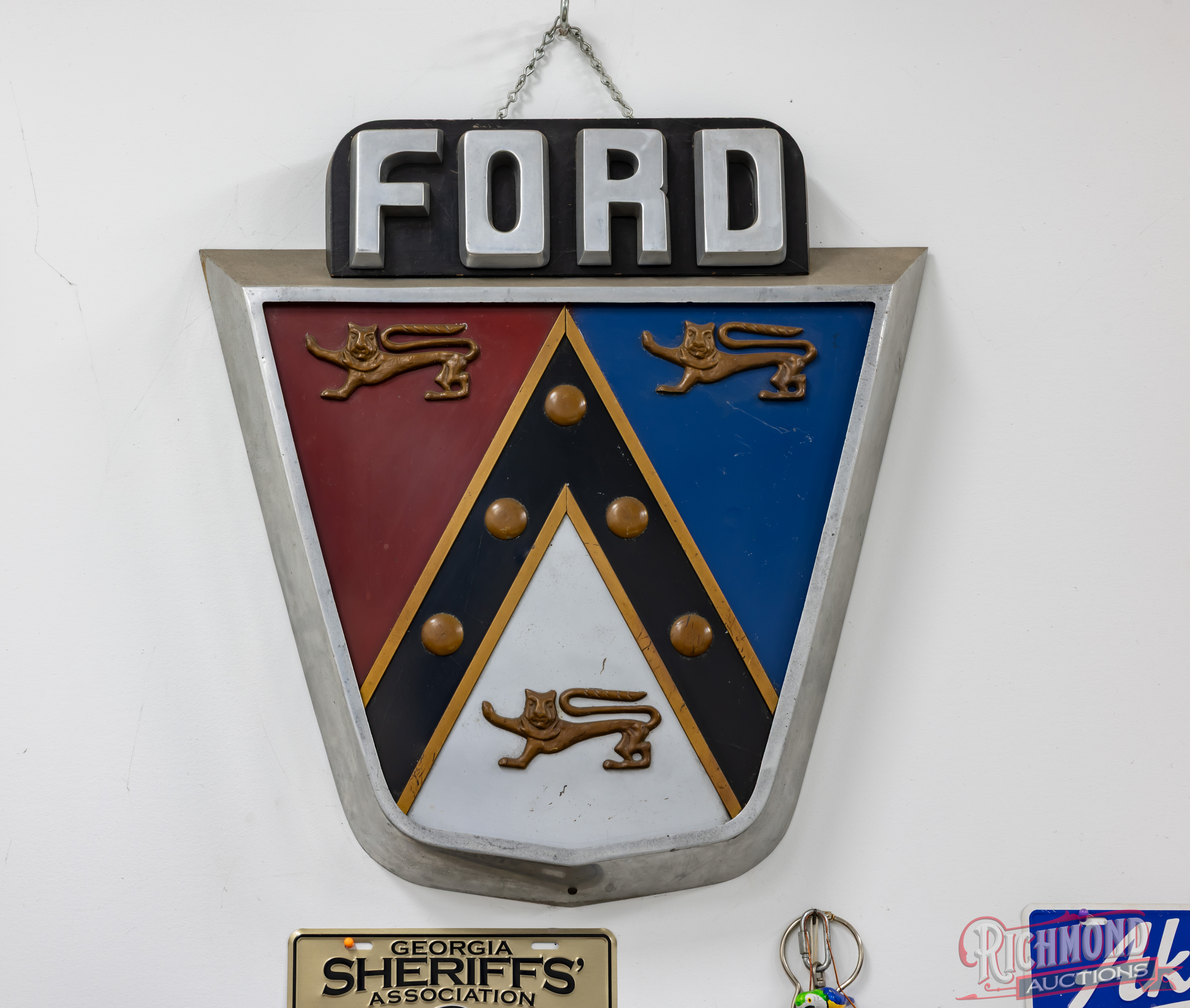 Ford Cast 3D Crest Sign | Richmond Auctions