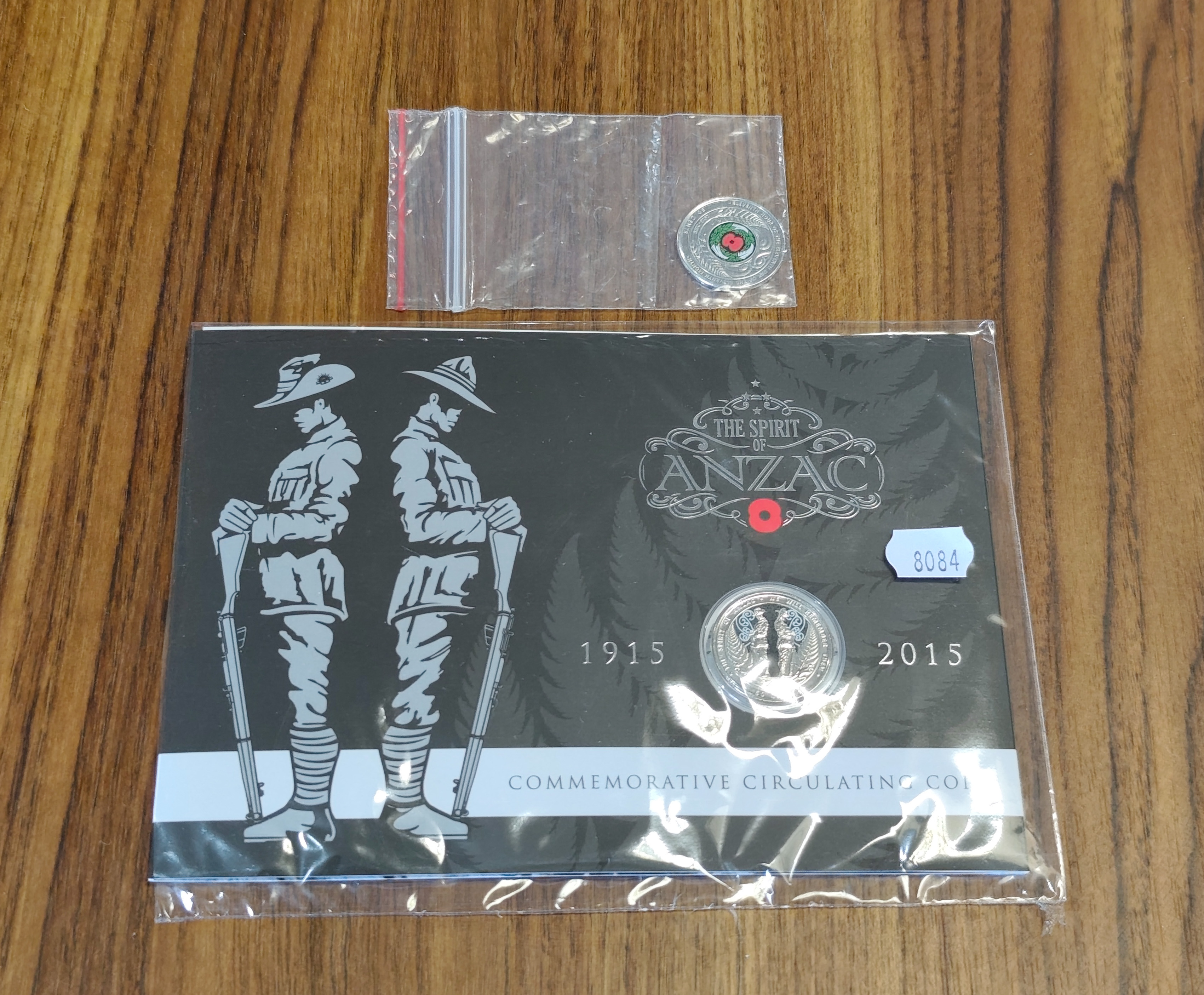 Spirit of ANZAC Coin and Poppy ANZAC Coin — NZ auction result