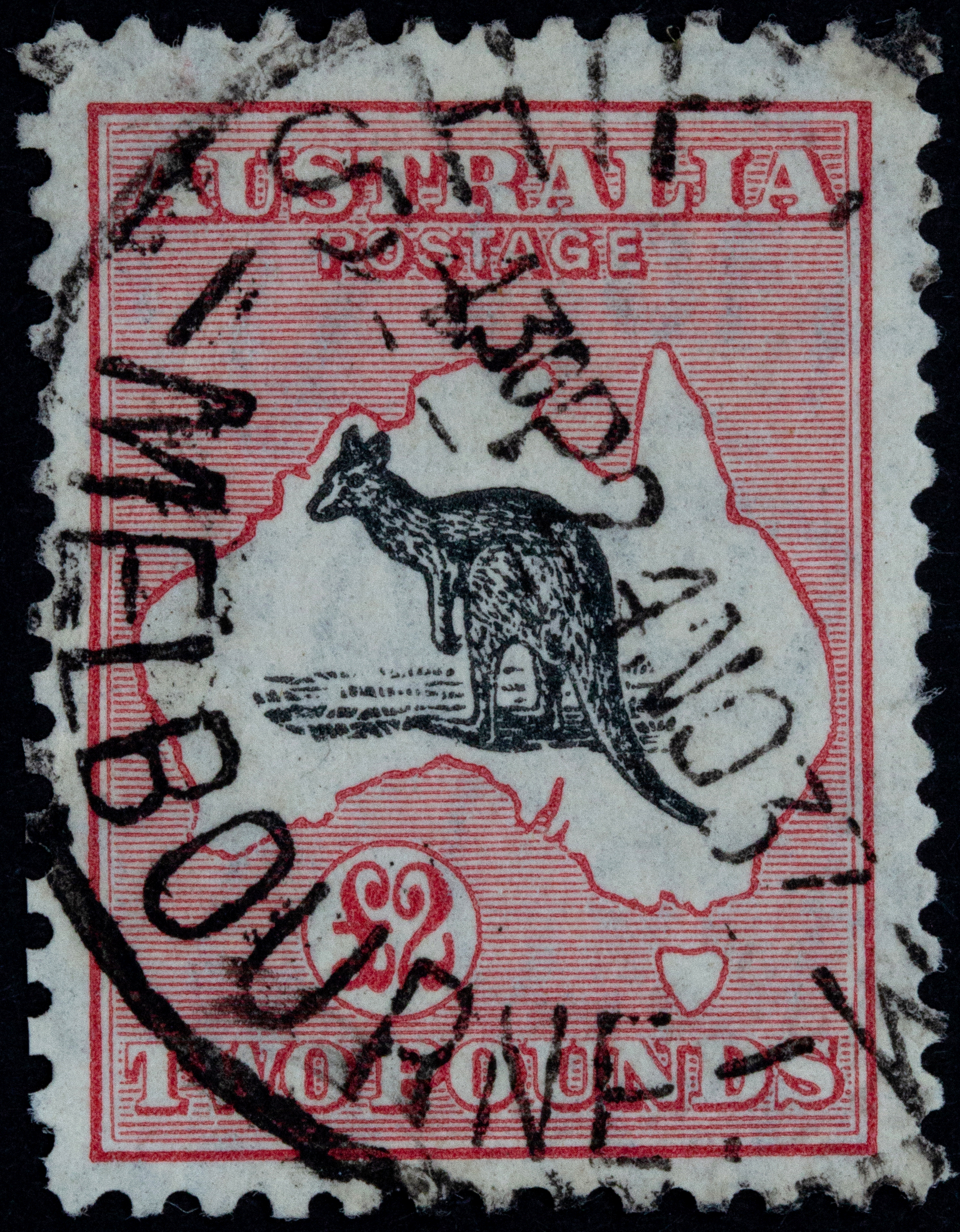 C of A Watermark, Two Pounds, 1934, Good