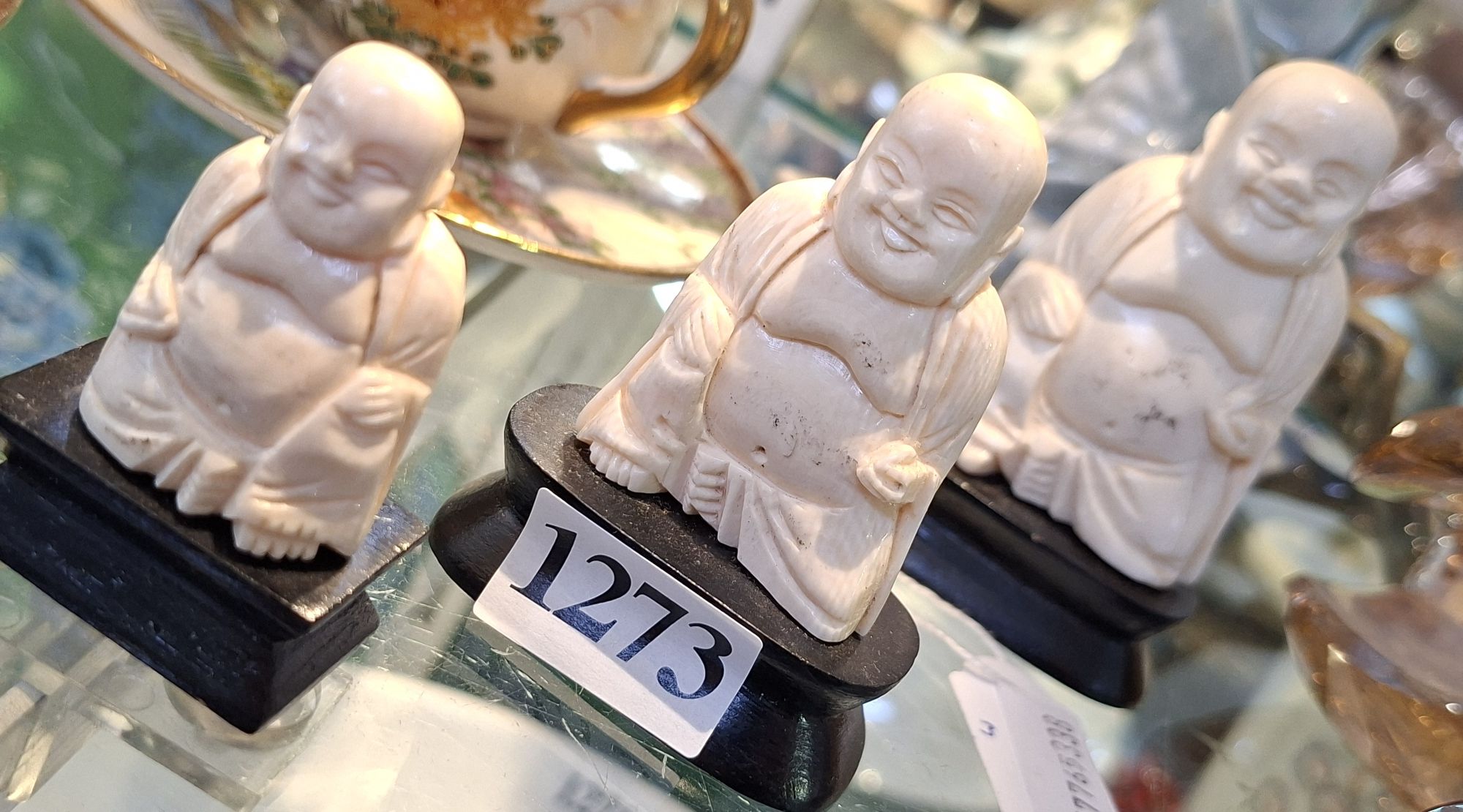 Set Of Carved Ivory Figures