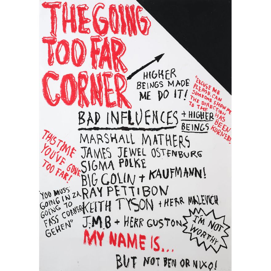 Peter Robinson 'The Going Too Far Corner'